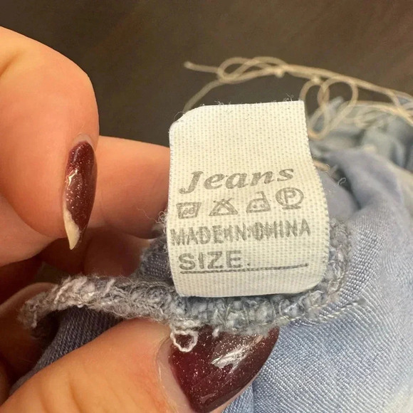 Y2K Denim 90s Lace-Up Dress ombré wash L/XL western coastal cowgirl - Picture 8 of 8